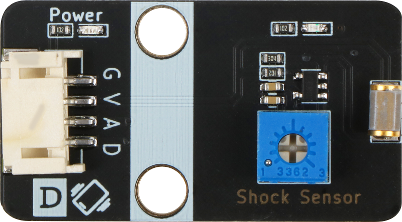 震動傳感器模塊Shock Sensor-博易特3D打印配套電子功能模塊-接線即用